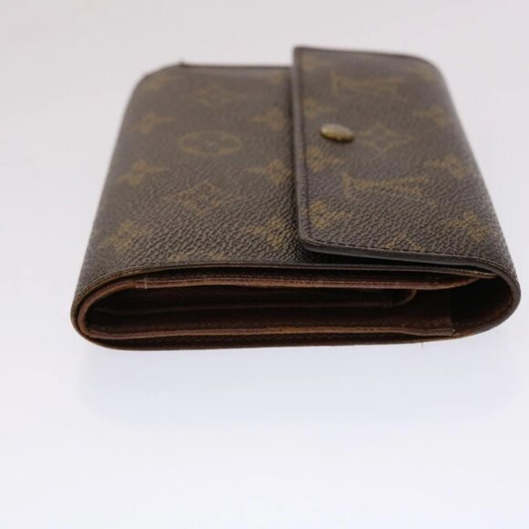 LOUIS VUITTON Monogram Porte Tresor Etui Papie Wallet M61202 LV Auth 48092 - Picture 8 of 14